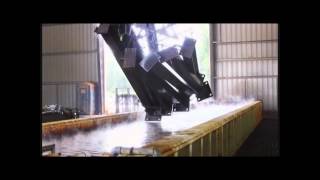 Video Tour Through HotDip Galvanizing Plant [upl. by Akehsal347]