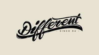 Speed Art  Different Since 94 TShirt Design [upl. by Nyrhtakyram]