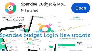 How to login spendee budget app how to use spendee budget app download [upl. by Pinkham]