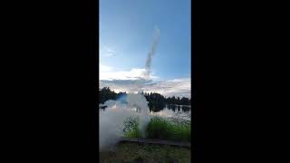 Hexamine and Potassium Chlorate Rocket Test [upl. by Marron]