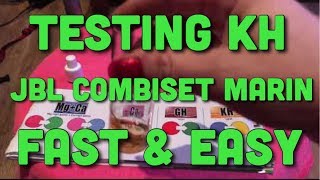 Testing KH using JBL Combiset Marin Test Kit  Fast amp Easy [upl. by Emmer]