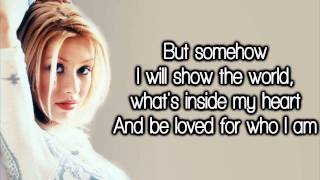 Christina Aguilera  Reflection Lyrics HD [upl. by Partridge]