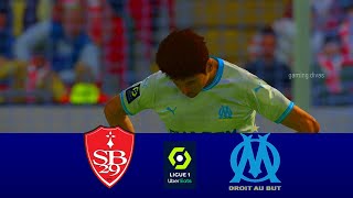 Brest vs Marseille Résumé et Buts  Ligue 1 202425 [upl. by Anstus827]