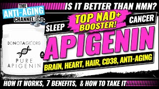 APIGENIN  NMN amp NR Beater  NAD Booster  CD38 Inhibitor  AntiAging Life Extension Supplement [upl. by Ludmilla756]