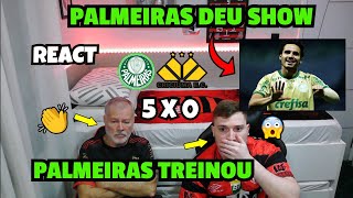 REACT PALMEIRAS 5 X 0 CRICIÚMA MELHORES MOMENTOS  PALMEIRAS DEU SHOW [upl. by Vaasta]