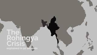 The Rohingya Crisis in 90 Seconds [upl. by Kuehnel725]