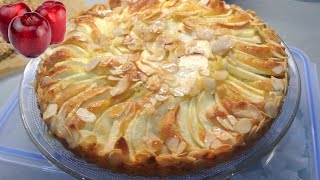 EN Tarte aux pommes Suisse sans pâte sablé ou brisé [upl. by Atnima]