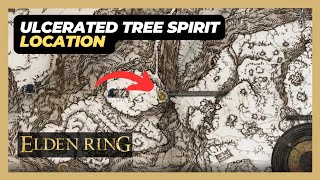 Ulcerated Tree Spirit Mountaintops of the Giants Boss Location  Elden Ring [upl. by Adnorrehs750]