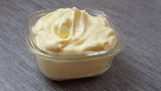 Recette de mayonnaise fait maison prête en 2 minutes [upl. by Oshinski]