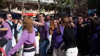 2024 2101 CASTELLERS A LES FESTES DE SANT ANTONI BARCELONA [upl. by Tsugua]