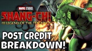 Shang Chi Mid Credit Scene Breakdown Future MCU Villains Makluans Fin Fang Foom [upl. by Venezia]