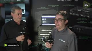 NETGEAR Showcase ProAV Solutions with SMPTE 2110 at ISE 2024 [upl. by Ferren]