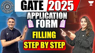 GATE 2025 Application Form Filling  Step By Step  All Branches [upl. by Mercado]