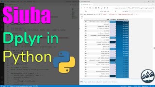 siuba Data wrangling with dplyr in python [upl. by Erroll]