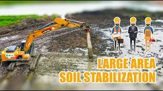 This perspective of soil stabilization system Sludge solidification is so easy！ [upl. by Honig]