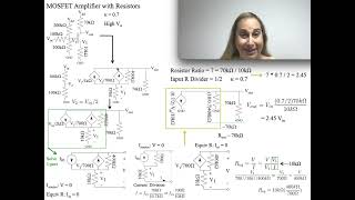 A MOSFET with Resistive Biasing as a Dependent Source Linear Circuit Opportunity [upl. by Hatch]