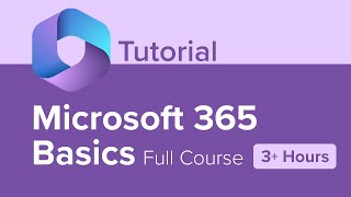 Microsoft 365 Basics Full Course Tutorial 3 Hours [upl. by Jowett395]