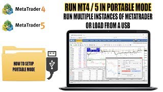 How to Setup quotPortable Modequot in MT4 and MT5  Run Metatrader from a USB stick [upl. by Limaa]