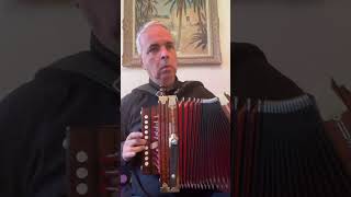 Le Reel de l’Hôtelier B 89 Cajun Accordion Martin lygeros music accordion ‪shorts learn [upl. by Amy]