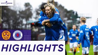 Motherwell 02 Rangers  Cantwell Strike Seals Convincing Win For Rangers  cinch Premiership [upl. by Naryk]