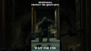 Mcginagall Protect the Hogwarts harrypotter viralvideo shorts [upl. by Bartolemo]