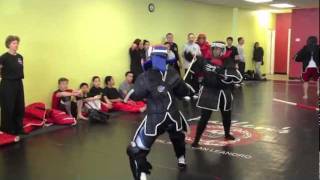 Stockton MultiStyle Escrima  Sparring with Master Reginald Burford [upl. by Ellenaej259]