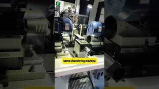 Steel sleeve plane chamfer Metal chamfering machine [upl. by Jochebed]