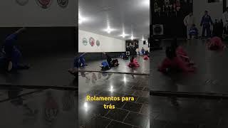 Rolamento para trás Jiujitsu kids [upl. by Ches]