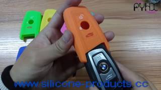 Online WHOLESALE silicone key fob cover for BMW X1X3X5X6X7 [upl. by Marquez]