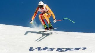 Franz Heinzer wins downhill Wengen 1992 [upl. by Byrdie786]