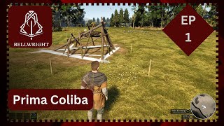 Bellwright  Ep 1  Construiesc Prima coliba  Vorbesc cu seful Satului [upl. by Will454]