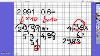 DIVISIONI CON NUMERI DECIMALI CON PROVA [upl. by Lazaro]