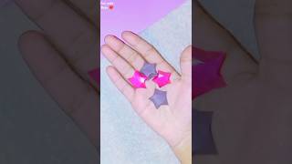 Cute mini orgimi lucky star ⭐😚 😱 ll Easy paper crafts viral trending crafty viral fun with Rida [upl. by Burdelle]