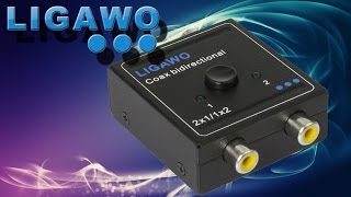 Hardware  Ligawo POCKET SPDIF Koaxial Umschalter Coax Switch bidirektional 1x2 2x1 [upl. by Given]