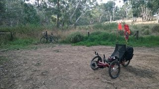 Aldgate South Australia to Onkaparinga River Swimming Hole  Recumbent Trike Ride Tour [upl. by Rider272]