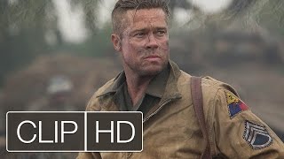 FURY Brad Pitt Logan Lerman  Clip 1  Soldato Ellison [upl. by Assirhc]