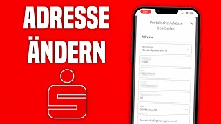 Sparkasse Adresse ändern Anleitung  Online Banking Adresse ändern Sparkasse [upl. by Azyl]