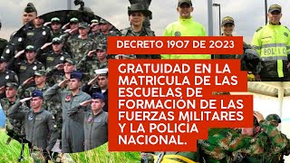 EXPLICACIÓN DE LA MATRICULA CERO PARA ESTUDIANTES PATRULLEROS Y OFICIALES DE POLICIA y FFMM COLOMB [upl. by Seira]