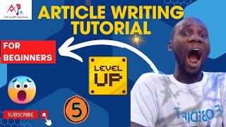 Live Article Writing Article Writing Tutorial Article Writing Format [upl. by Eniamrehs]