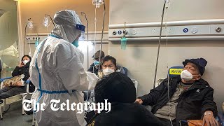 Chinese emergency wards overwhelmed by Covid cases as UK reviews travel restrictions [upl. by Vinia]