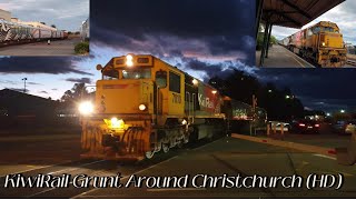 KiwiRail Grunt Around Christchurch HD [upl. by Nicoli704]