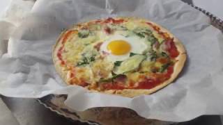 Lip Licking Good amp Easy Aussie Bacon amp Egg Pita Bread Pizzas NonRecipe [upl. by Melamie]