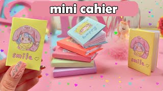 DIY MINI CAHIER MIGNONINCROYABLES IDÉES DARTISANAT EN PAPIERASTUCES POUR LA RENTRÉE DE CLASSES [upl. by Nnylylloh]