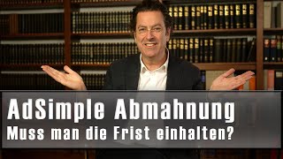 AdSimple Abmahnung 2021 Wie wichtig ist die Frist Und Was verlangt AdSimple in Österreich [upl. by Judah442]