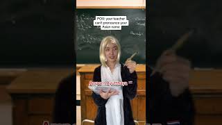 POV your teacher cant pronounce your Asian name [upl. by Esinyl]