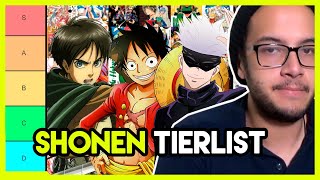 🔴LA TIERLIST DE SHONEN DEFINITIVA [upl. by Einafit]