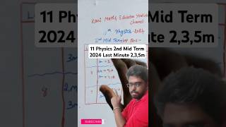 11 Physics 2024 2nd Mid Term 235m shorts trend viralvideo [upl. by Burr]