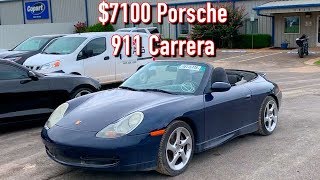 Copart 7100 99 Porsche 911 Carrera CLEAN TITLE 996 Cabriolet [upl. by Col603]