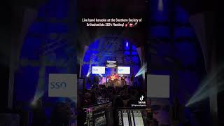 Singing Celine Dion Karaoke with a Live Band at an Orthodontics Conference SSO 2024 shorts [upl. by Lerner900]