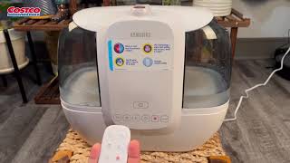 Costco HoMedics TotalComfort Ultrasonic Humidifier with UVC TechnologyHoMedicsTV [upl. by Saqaw132]